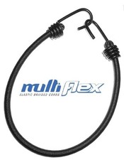 Planenspanner Gepäckgummi Spanngurt Expander mit 2 Spiral Haken Schwarz