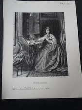 Lithographie "Mädchenstudie"