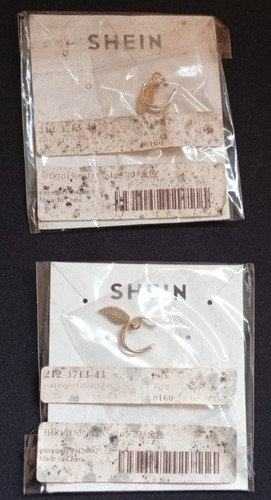 Ohrringe blattmotiv von shein - von,