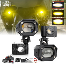 LED Zusatzscheinwerfer Motorrad Nebelscheinwerfer Für Honda BMW Yamaha Suzuki