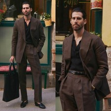 Zweireihiger Herrenanzug Jacke