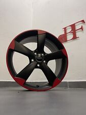 1x Original Audi  RS3 A3 S3 8P 19 Zoll 8P0601025CQ 8x19“  ET50 Rotor Felge Rot