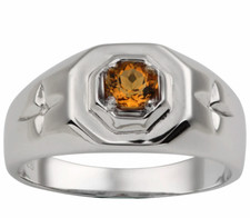 Natürlicher tiefgelber Citrin