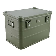 ALUBOX® E78G Olivgrün Alukiste Transportbox Werkzeugkiste Truhe 62x41,5x41 cm