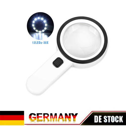 Lupe led handlupe mit licht - 12,