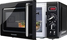 Mikrowelle schwarz mit - mikrowelle,