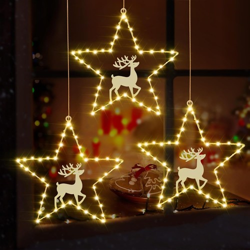 Beleuchtet sterne - beleuchtet,