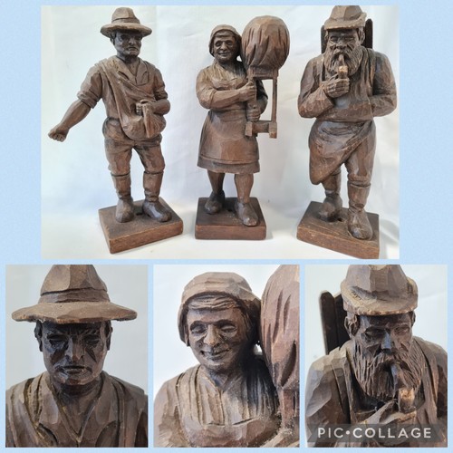 Geschnitzte figuren echt - geschnitzte,