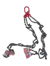 Mophorn Kettenaufhängevorrichtung Sicherungskette 2 m, 4-teilig Hochfeste Kette 