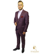 Herrenanzug „Bordeaux
