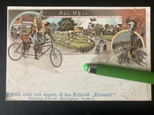 1898  * Diamant Fahrrad Vertreter aus Aachen Tandem