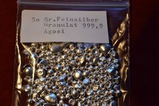 Feinsilber Granulat 999,9/ 50