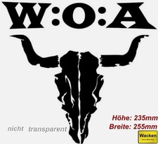 Ortsschild, Wacken, W O A