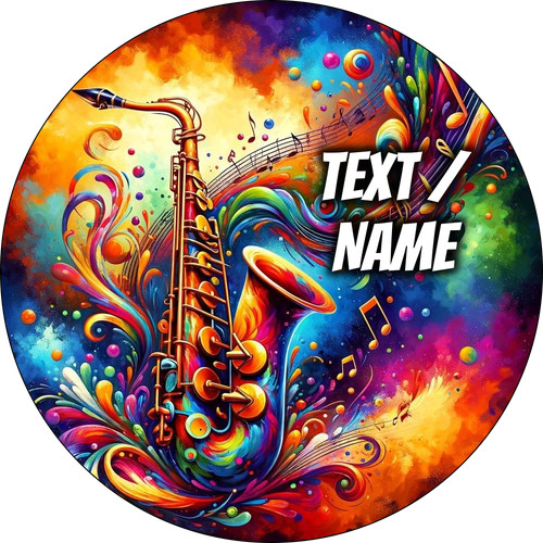 Saxophone tortenaufleger party - saxophone,