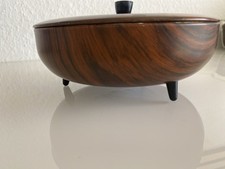 Kaffee- Blechdose Hanseaten-Kaffee Hamburg 1960 er- 1970 er Jahre ! Holzoptik !