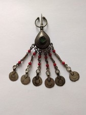 Ringnadel (Fibula) Anhänger Bermil Birne Massiv Silber Zaïane Marokko Maghreb