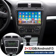 2+32GB Für Skoda Octavia 2 1Z3 1Z5 2004-2013 Autoradio Android 13 GPS Navi WIFI