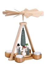 Pyramide Schneemänner bunt