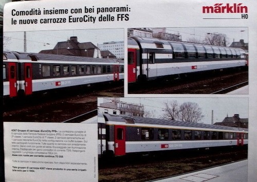 Märklin prospekt eurocity - prospekt,
