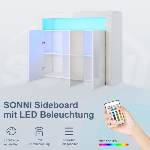 Led sideboard kommode - sideboard, schrank