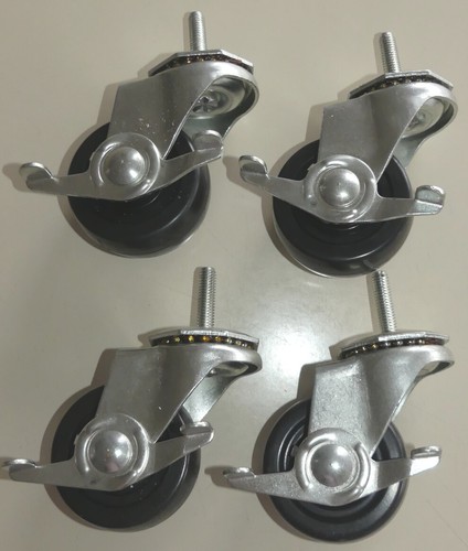 Set aus lenkrollen mit - set,