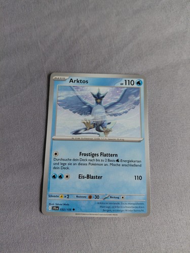 Pokémon karte arktos - pokémon,
