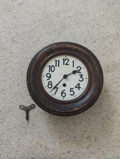 Wanduhr aus Holz , Vintage 