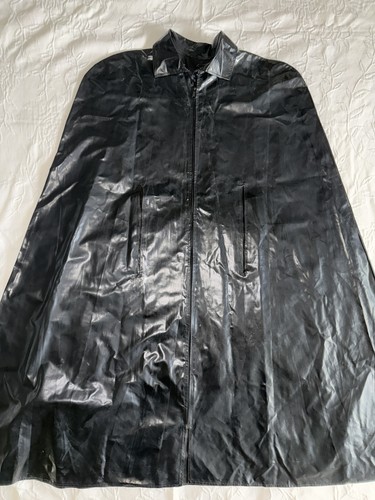 Vintage pvc lack regenmantel - pvc,