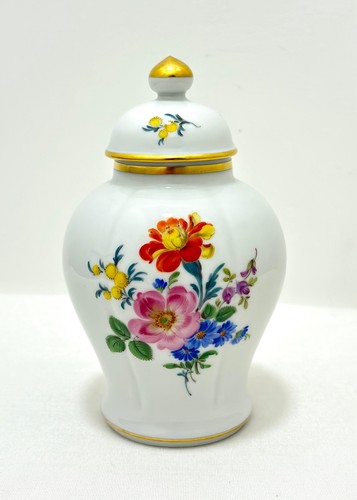 Meissen teedose blume - meissen,