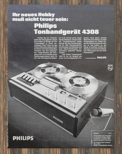 Philips tonbandgerät 4308 - tonbandgerät,