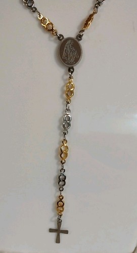Edelstahl kette mit kreuz - kette,