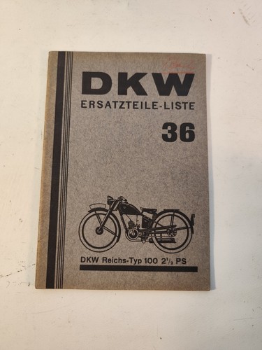 Dkw ersatzteilliste 36 - ersatzteilliste, nr.