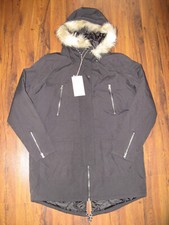 Nikita Taylor Parka Mantel Winterjacke Schwarz Black Gr. L 