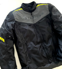S-Line Herren Motorradjacke Gr. L Motorrad Jacke NEU schwarz neongelb