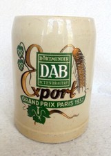 ALT Humpen Bierkrug DAB Brauerei Dortmund Grand Prix Paris 1937 Krug Sammelkrüge