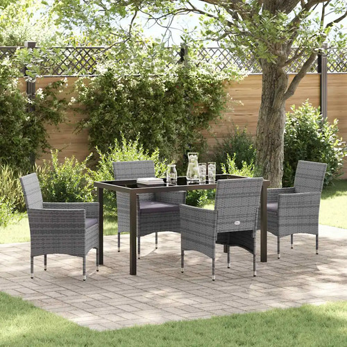 Garten essgruppe mit kissen - essgruppe, 5