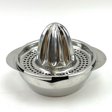 TCM Zitruspresse Edelstahl | Handentsafter mit Sieb | Orangen - Zitronenpresse