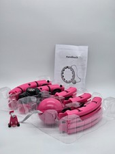 Smart Hula Hoop Reifen mit Gewicht Kugel Zähler 16 Knoten 76-113cm Pink NEU