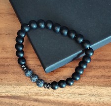 Armband Achat Onyx verwittert