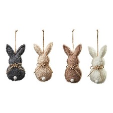 4 Stück Oster-Hase Hänger