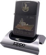 F261 Korvette MAGDEBURG – ZIPPO Sturmfeuerzeug m. Diamantgravur – German Navy