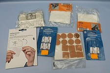 19026. Filzpunkte Fixa 64 Stück Sticky fix  6 Gardinenhaken  2 Haken