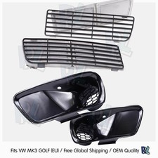 Untere FrontStoßstange Lufteinlass + Reflektor Gitter VW Golf 3 GTI VR6