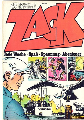 Zack comic heft 1972 - heft, 47/1972