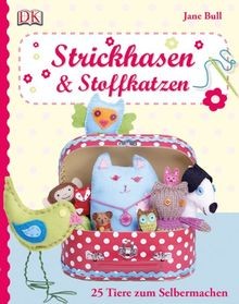 Strickhasen stoffkatzen 25 - , stoffkatzen: