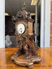 Lenzkirch Storchen Uhr Kaminuhr Tischuhr Storchenuhr Rarität sehr selten 46 cm