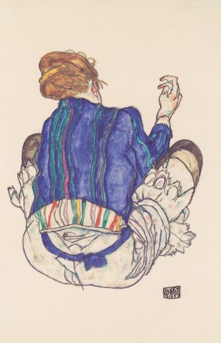 Egon schiele rückenansicht - egon,