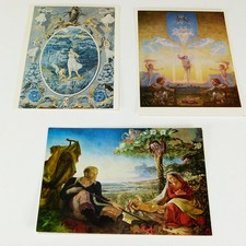 3 Kunstkarten - Philipp Otto Runge - Postkarten, vmtl 60er Jahre