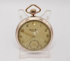 HERBERT MAYER Augsburg Open Face 800 Silber Taschenuhr RW Robert Winter 50mm