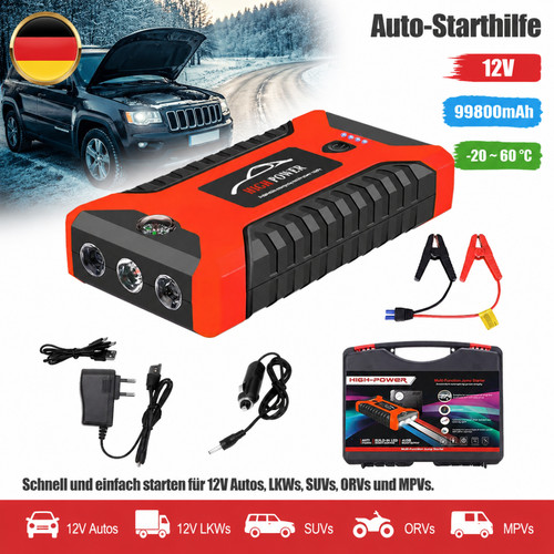 99800mah auto kfz starthilfe - 99800mah,